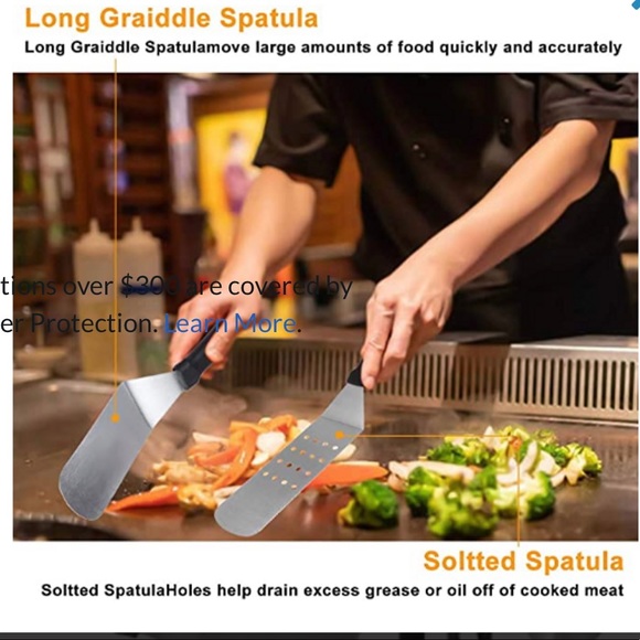 16 piece grilling set for Blackstone type griddles. - Picture 2 of 6